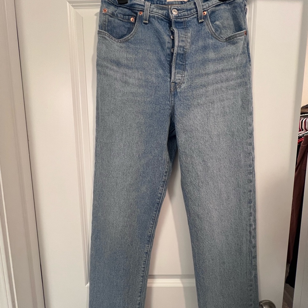 Levi's Classic Blue Straight Leg Jeans
